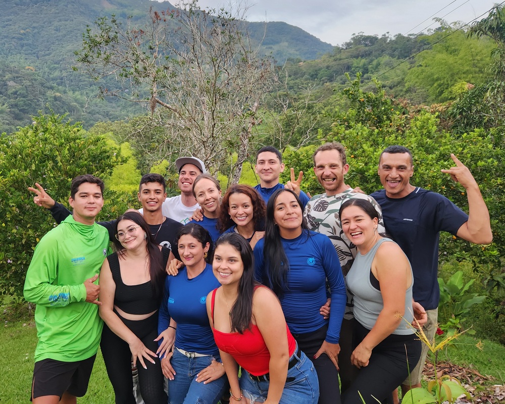 Equipo de Expedition Colombia en acción